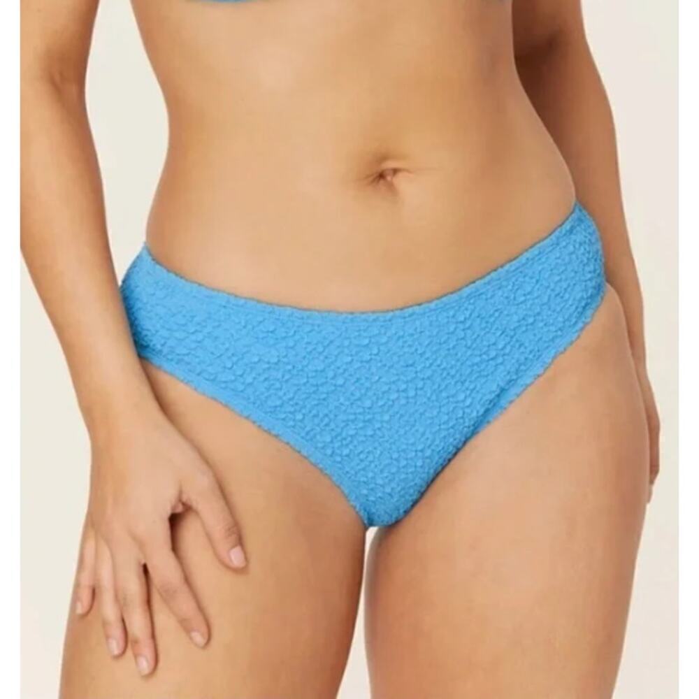 Andie Swim X Mindy Bikini Bottom Splash Blue Size XL New With Tags!